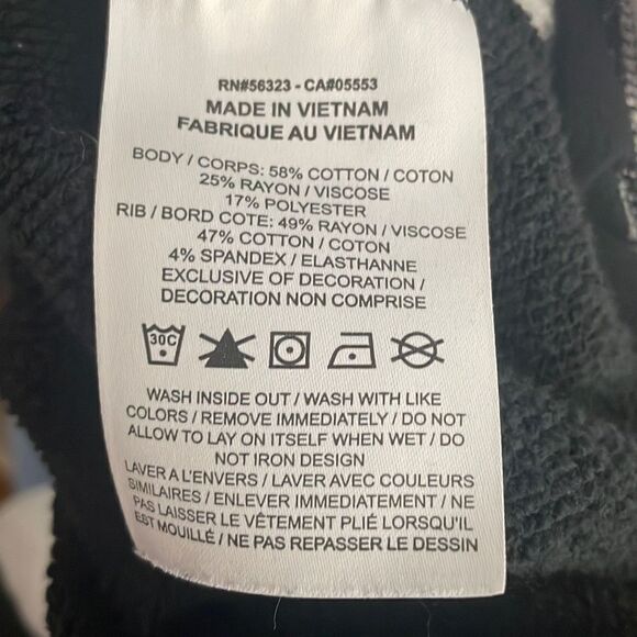 Nike Air High Rise Slim Fit Joggers sz S Black, White, Light Grey - Picture 12 of 12